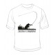 Bavlněné tričko s rybářským potiskem ZROZEN K RYBAŘENÍ 1
